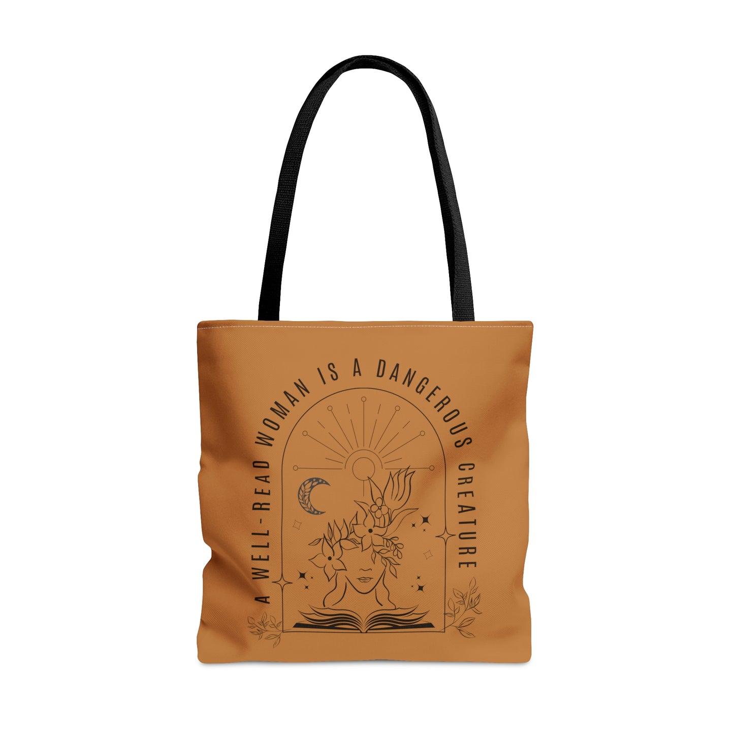 A Well-Read Woman is a Dangerous Creature LARGE Tote Bag