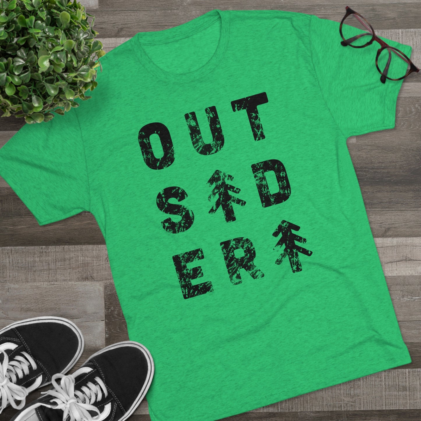 OUTSIDER Tri-Blend Crew Tee