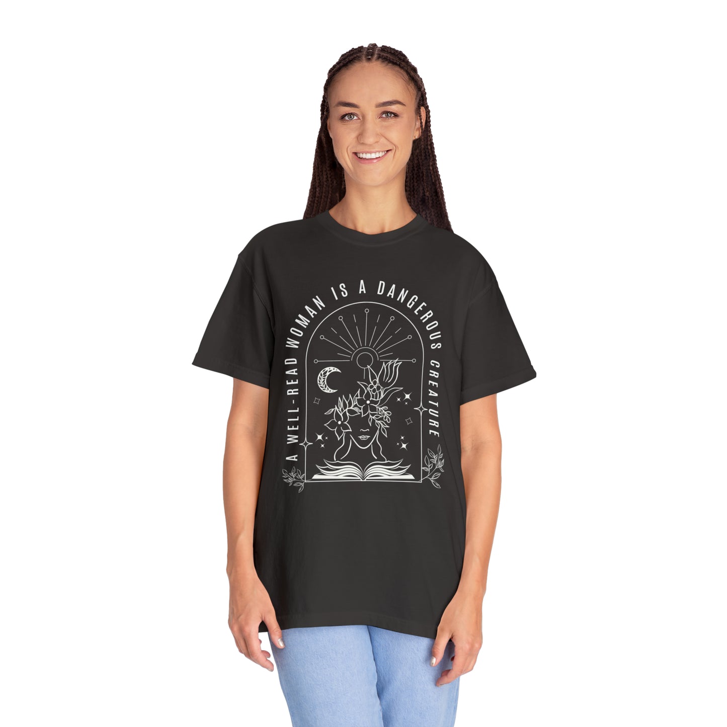 A Well-Read Woman is a Dangerous Creature Comfort Colors Garment-Dyed T-shirt