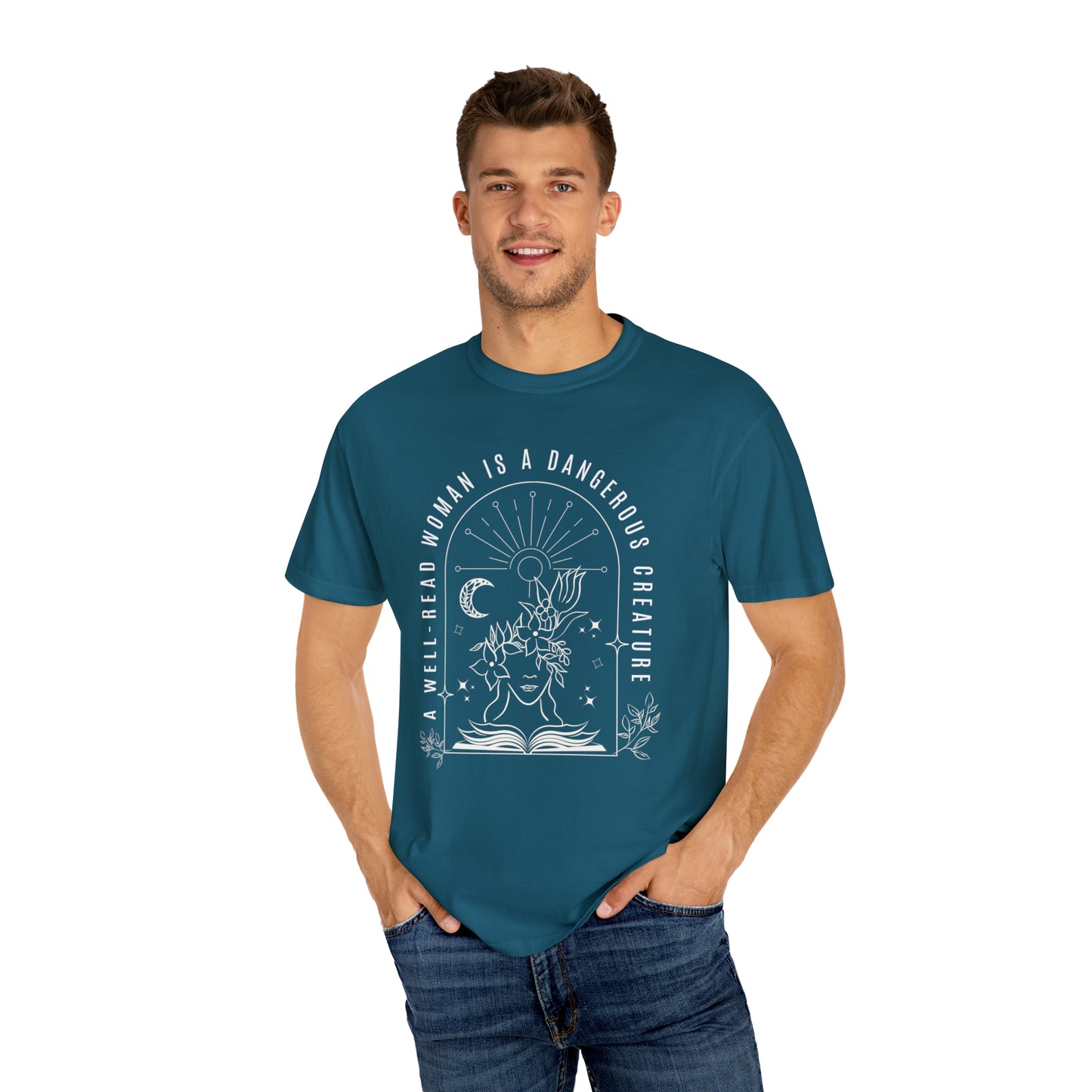A Well-Read Woman is a Dangerous Creature Comfort Colors Garment-Dyed T-shirt