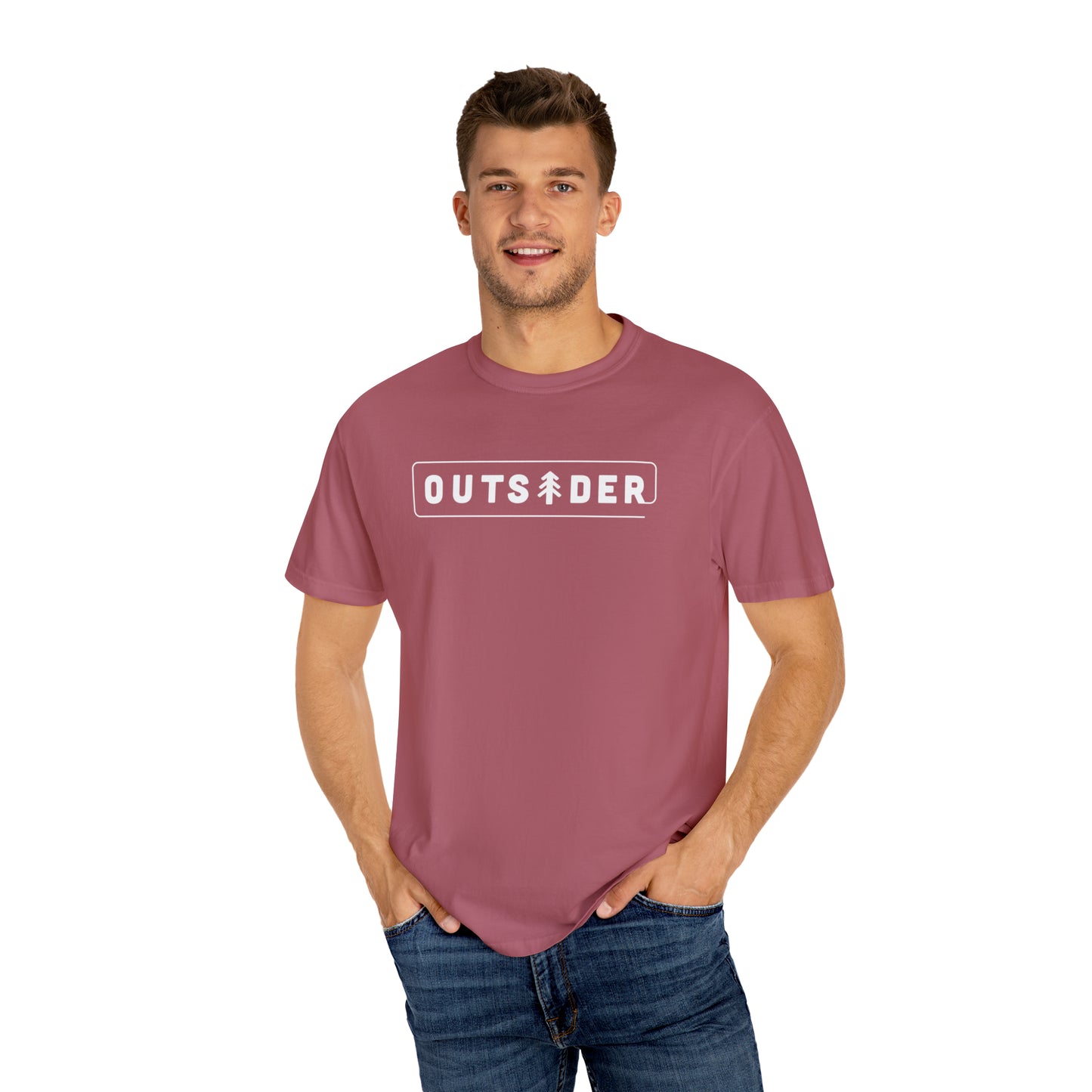 Outsider with Pine Tree Comfort Colors Unisex T-shirt