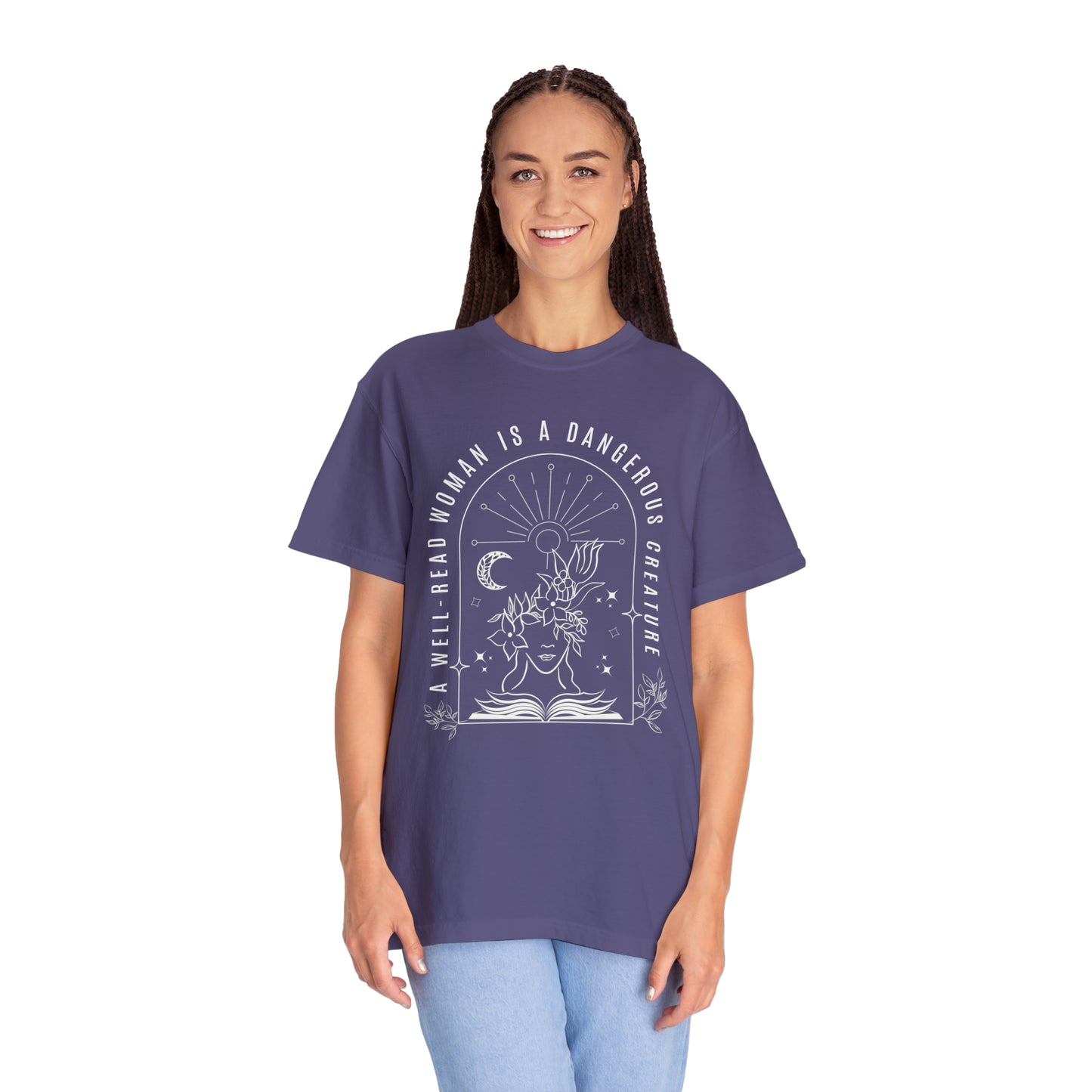 A Well-Read Woman is a Dangerous Creature Comfort Colors Garment-Dyed T-shirt
