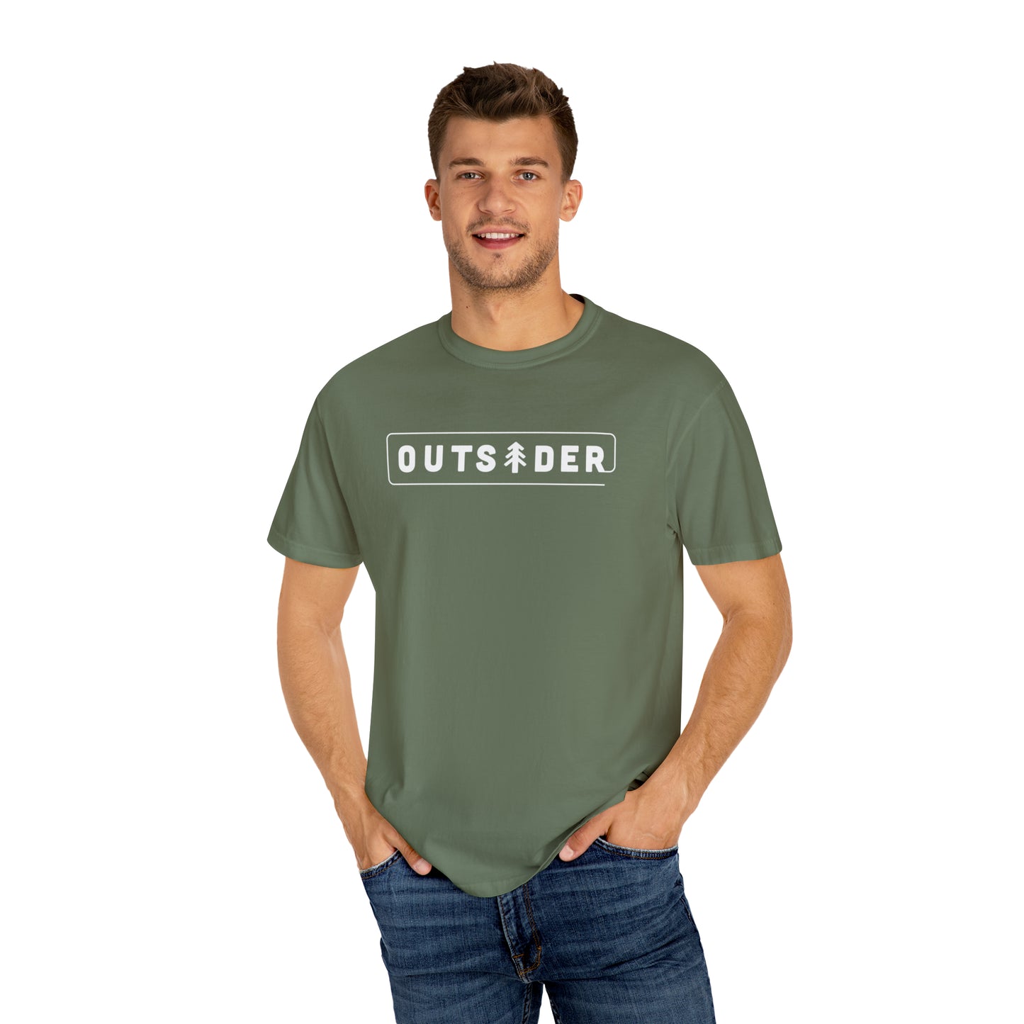 Outsider with Pine Tree Comfort Colors Unisex T-shirt
