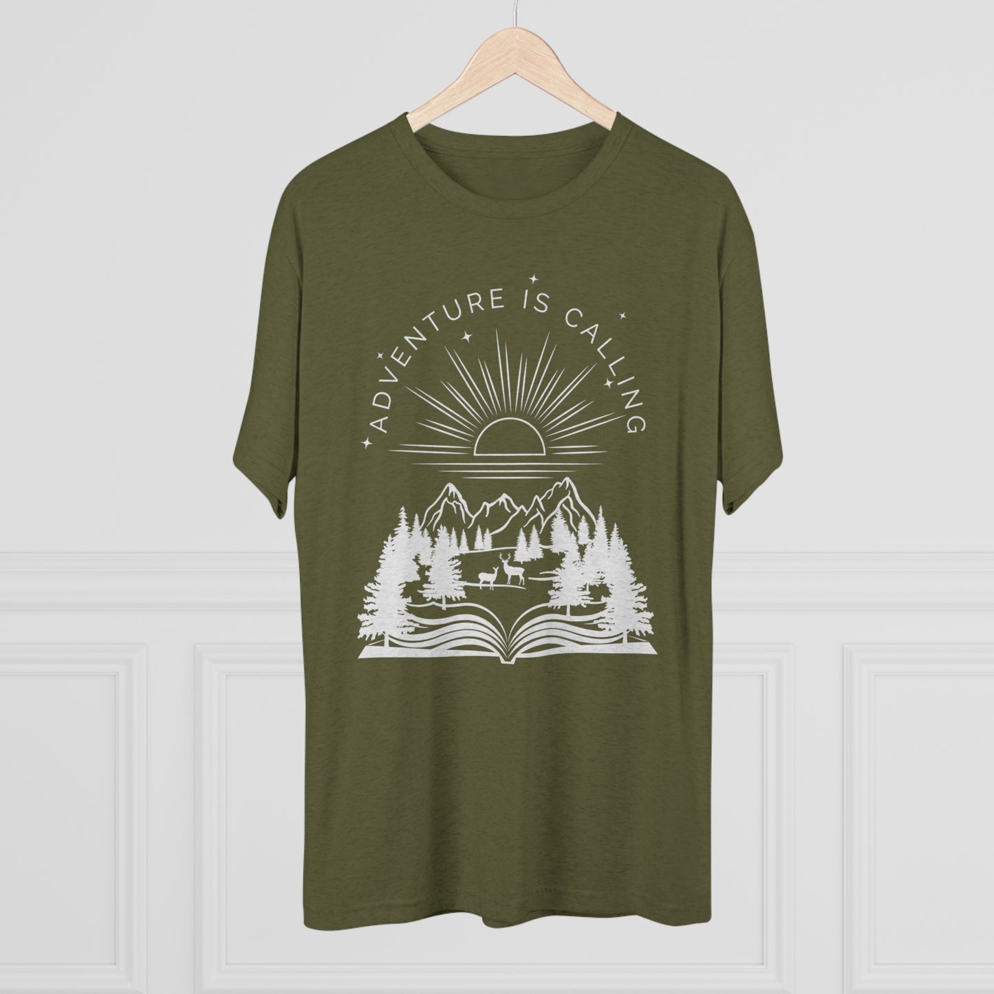 Adventure is Calling Tri-Blend Crew Tee