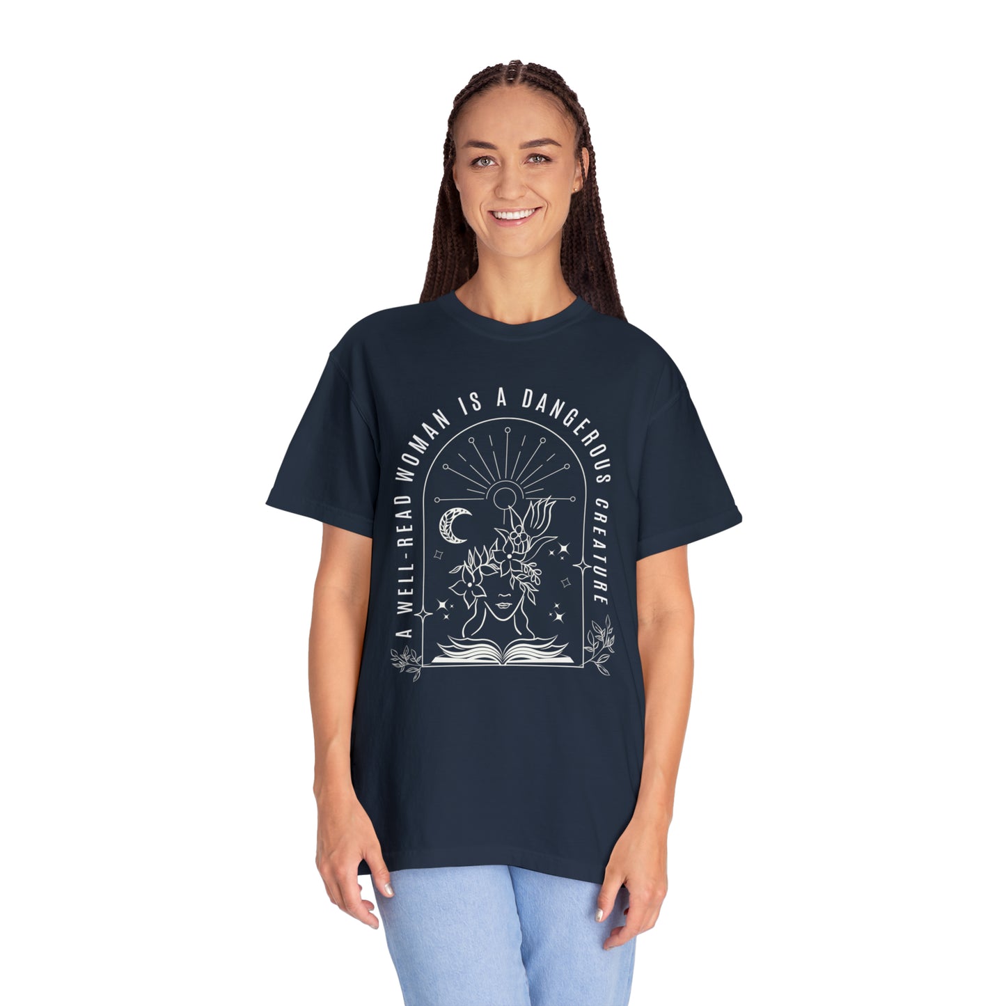 A Well-Read Woman is a Dangerous Creature Comfort Colors Garment-Dyed T-shirt