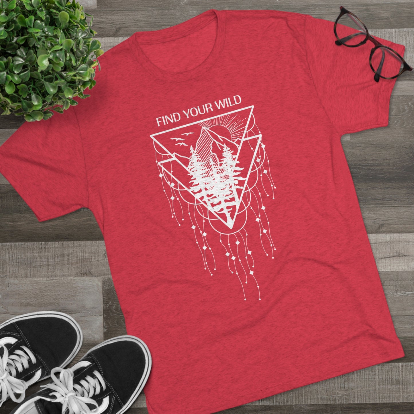Find Your Wild Unisex Tri-Blend Crew Tee