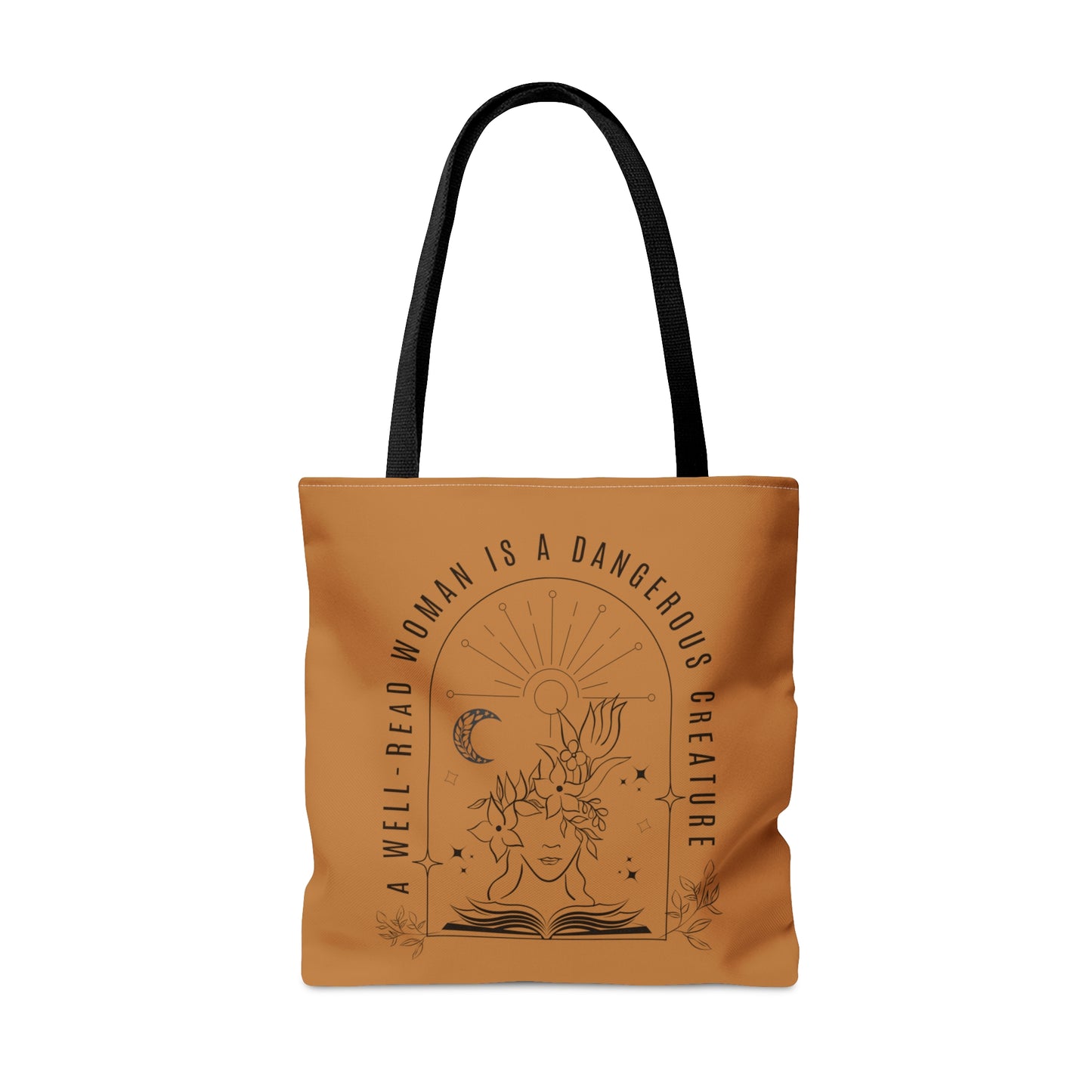 A Well-Read Woman is a Dangerous Creature LARGE Tote Bag