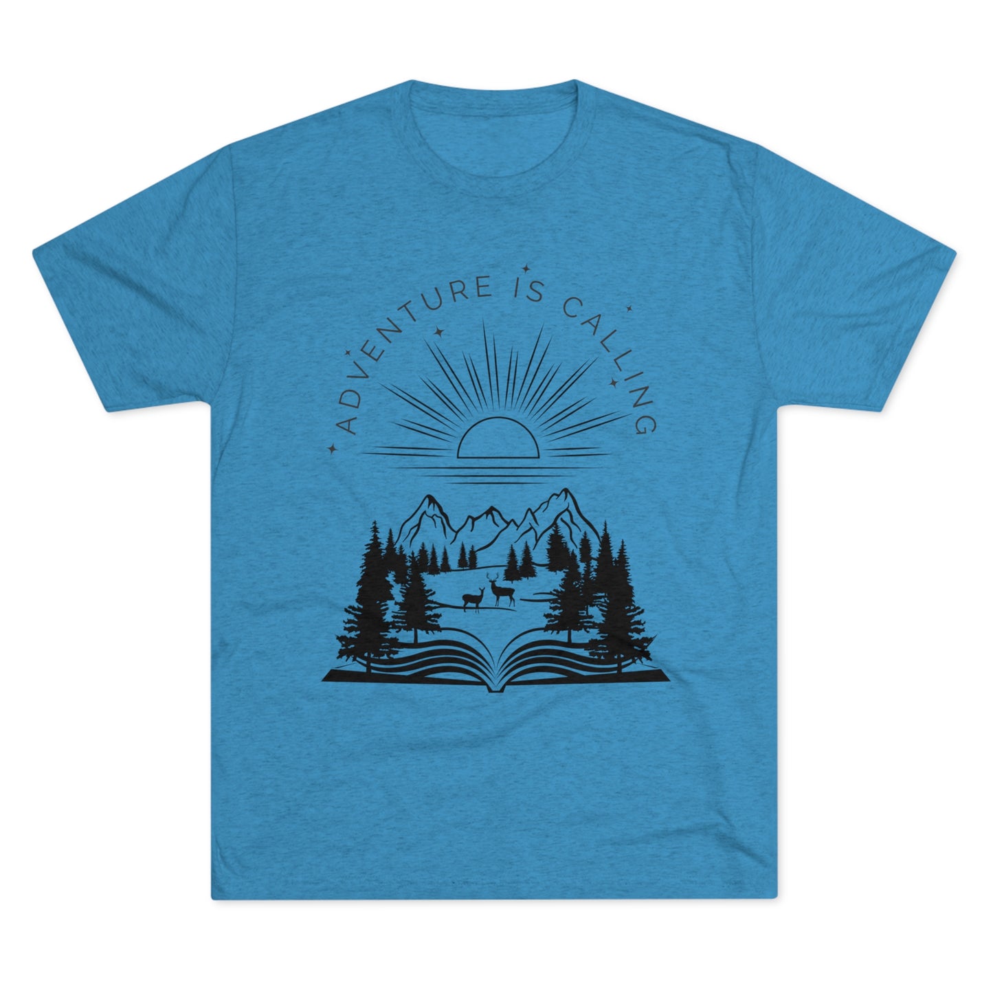 Adventure is Calling Tri-Blend Crew Tee
