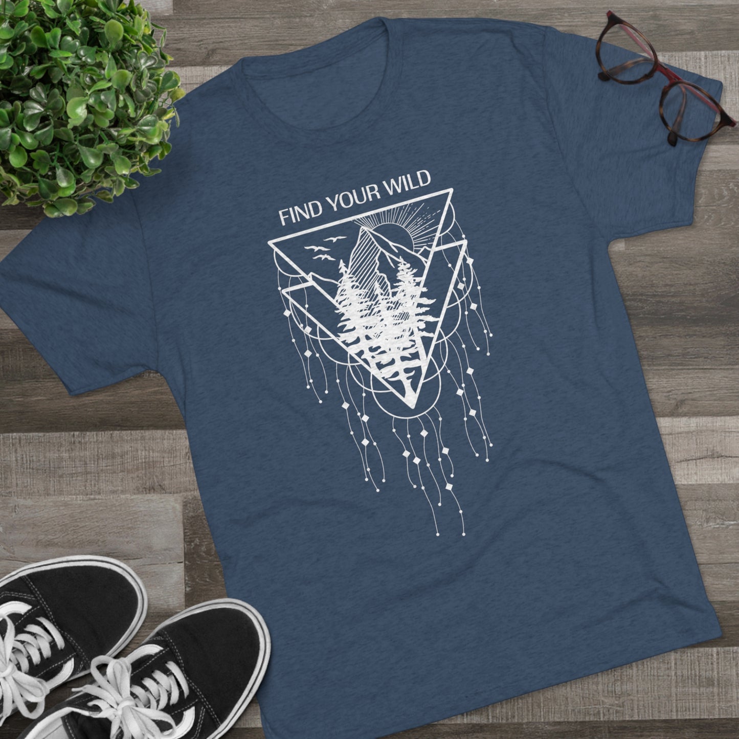 Find Your Wild Unisex Tri-Blend Crew Tee