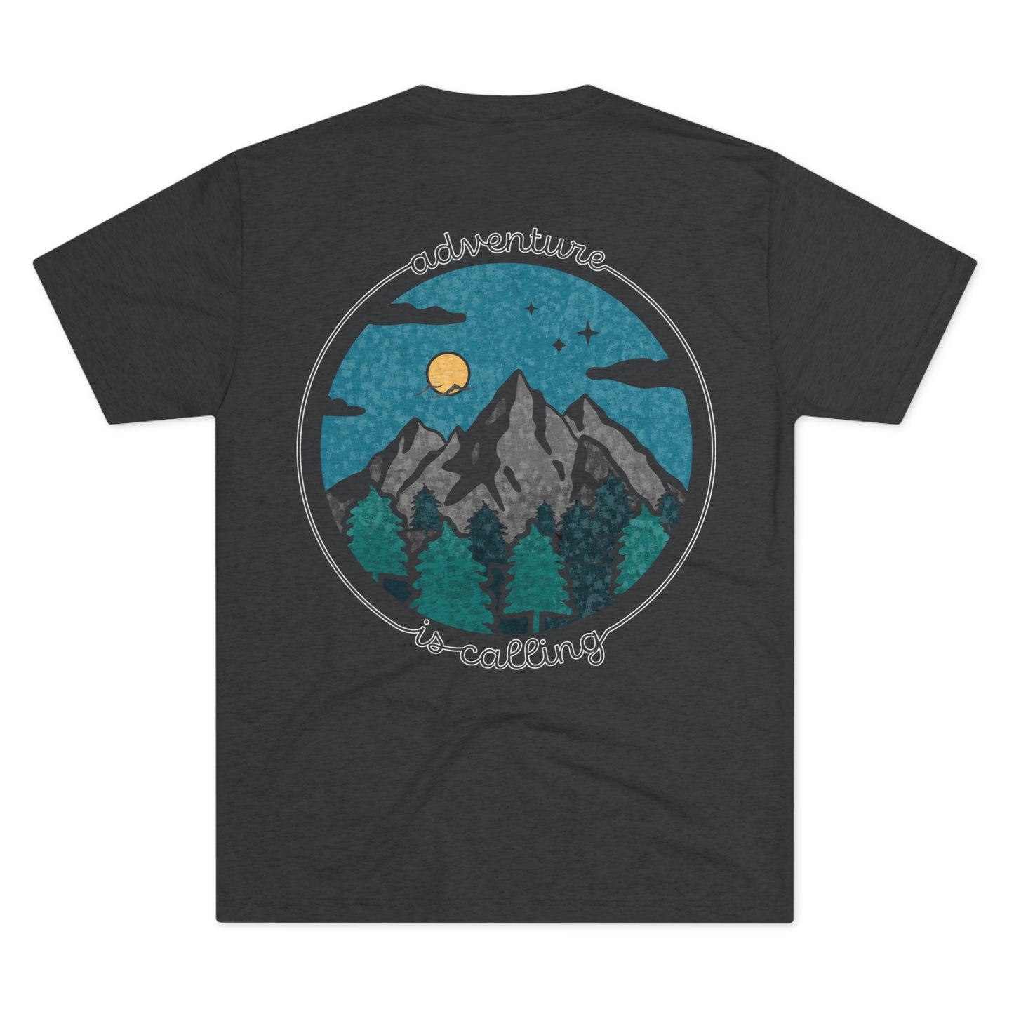 Adventure is Calling Unisex Tri-Blend Crew Tee