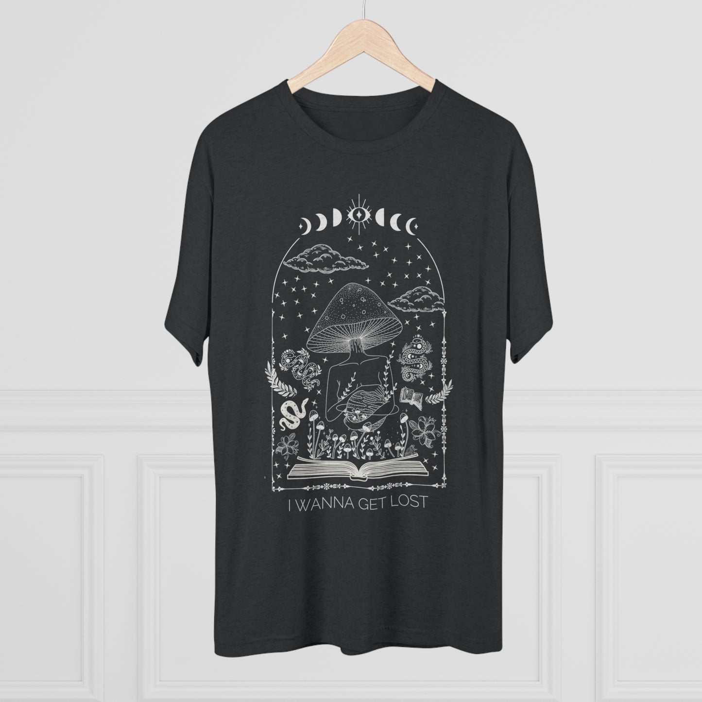 I Wanna Get Lost (In a Book) Tri-Blend Crew Tee