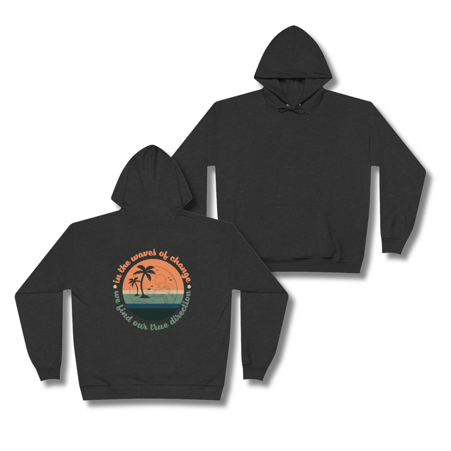 In the Waves of Change EcoSmart® Pullover Hoodie Sweatshirt