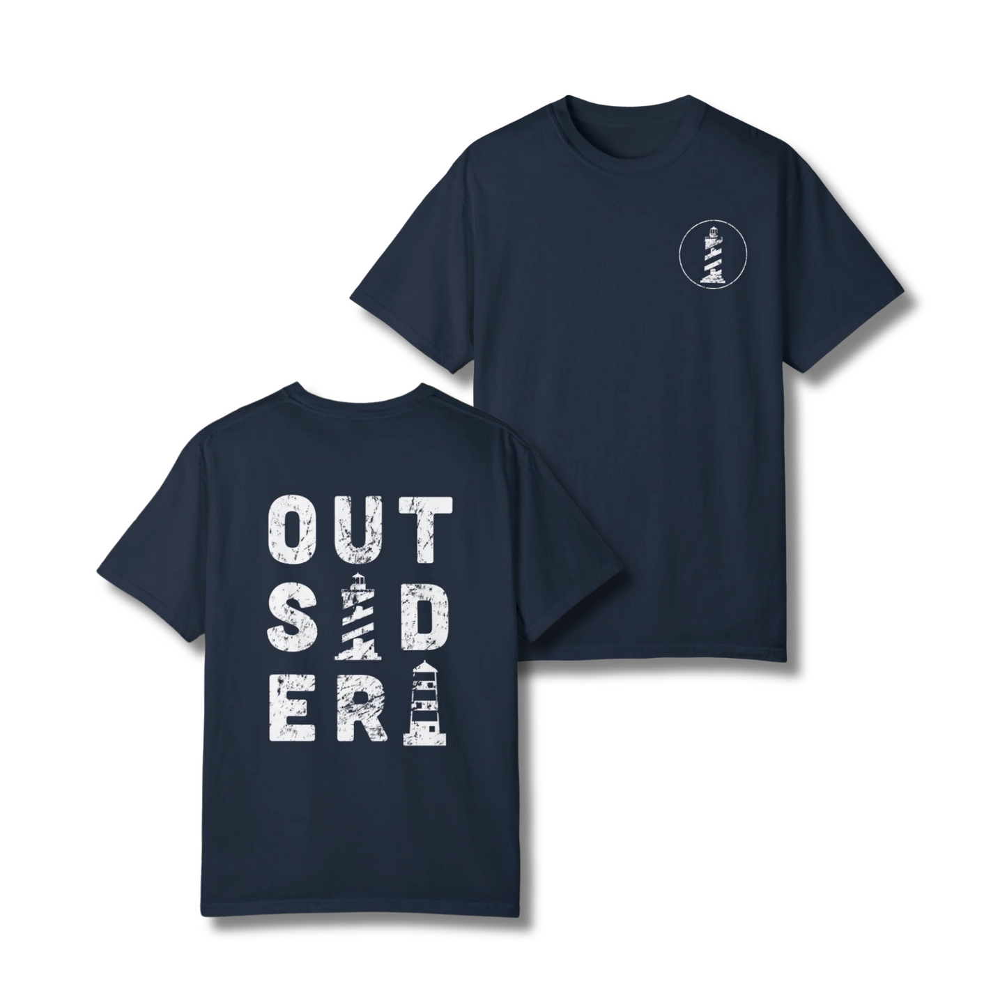 Outsider with Lighthouses Comfort Colors Unisex T-shirt