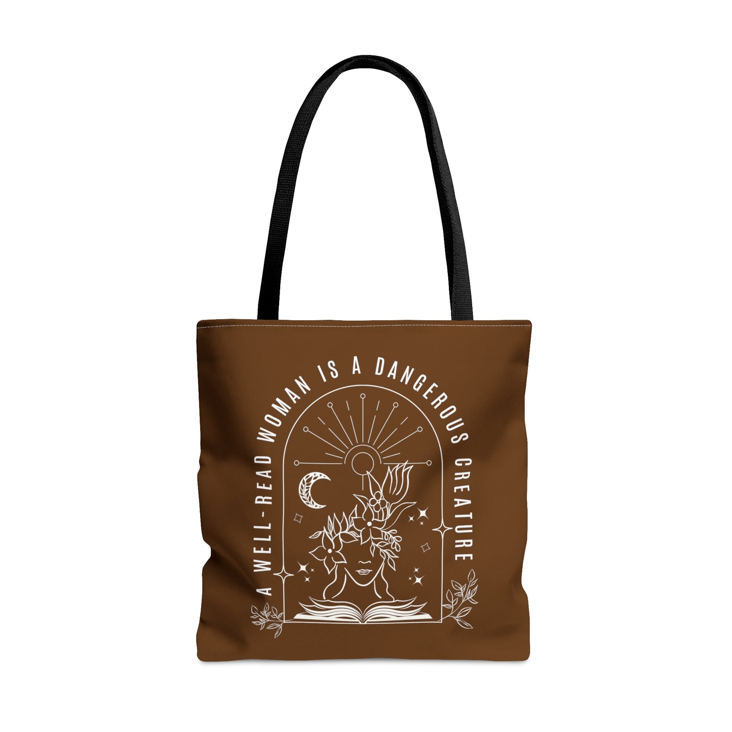A Well-Read Woman is a Dangerous Creature LARGE Tote Bag