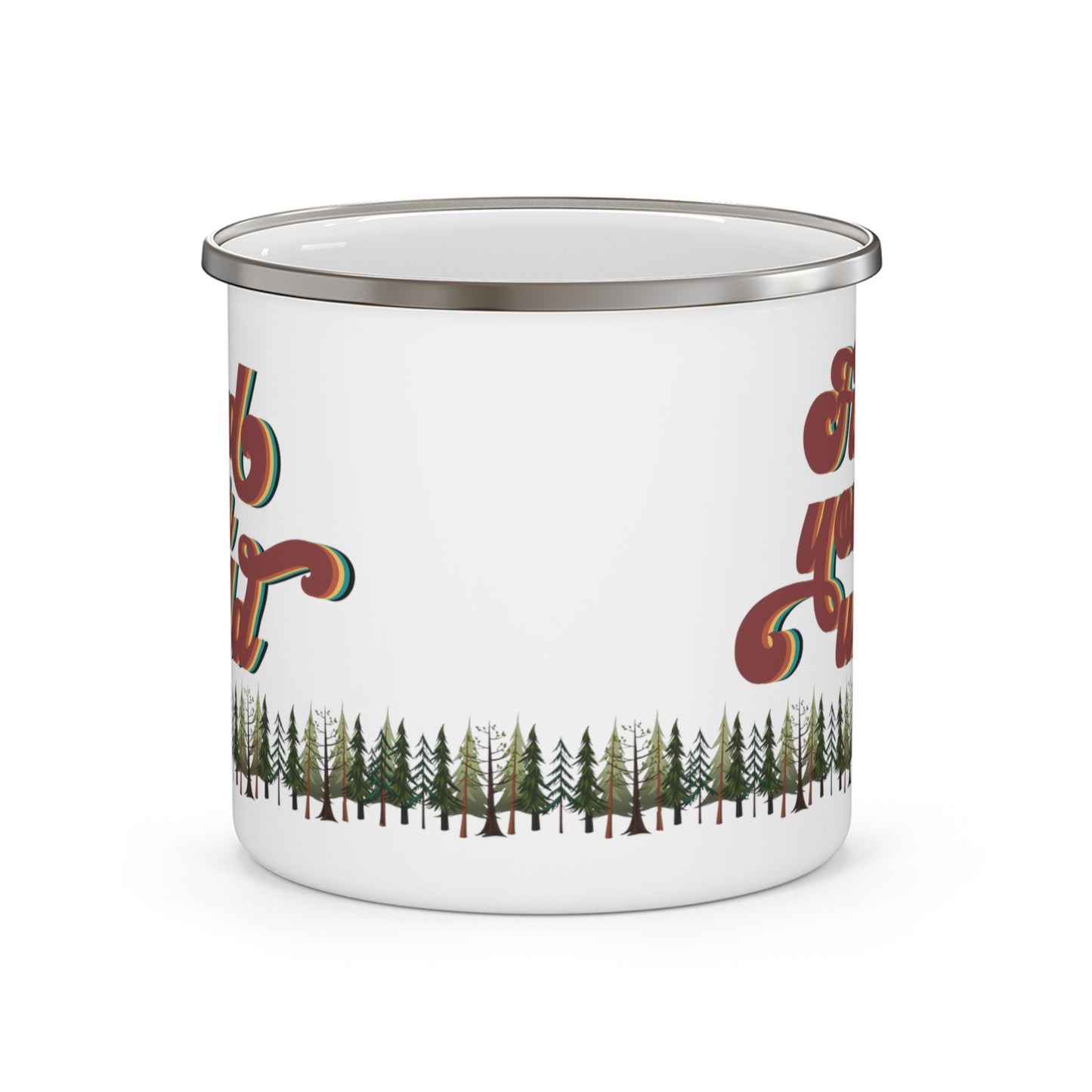 Find Your Wild Enamel Camping Mug