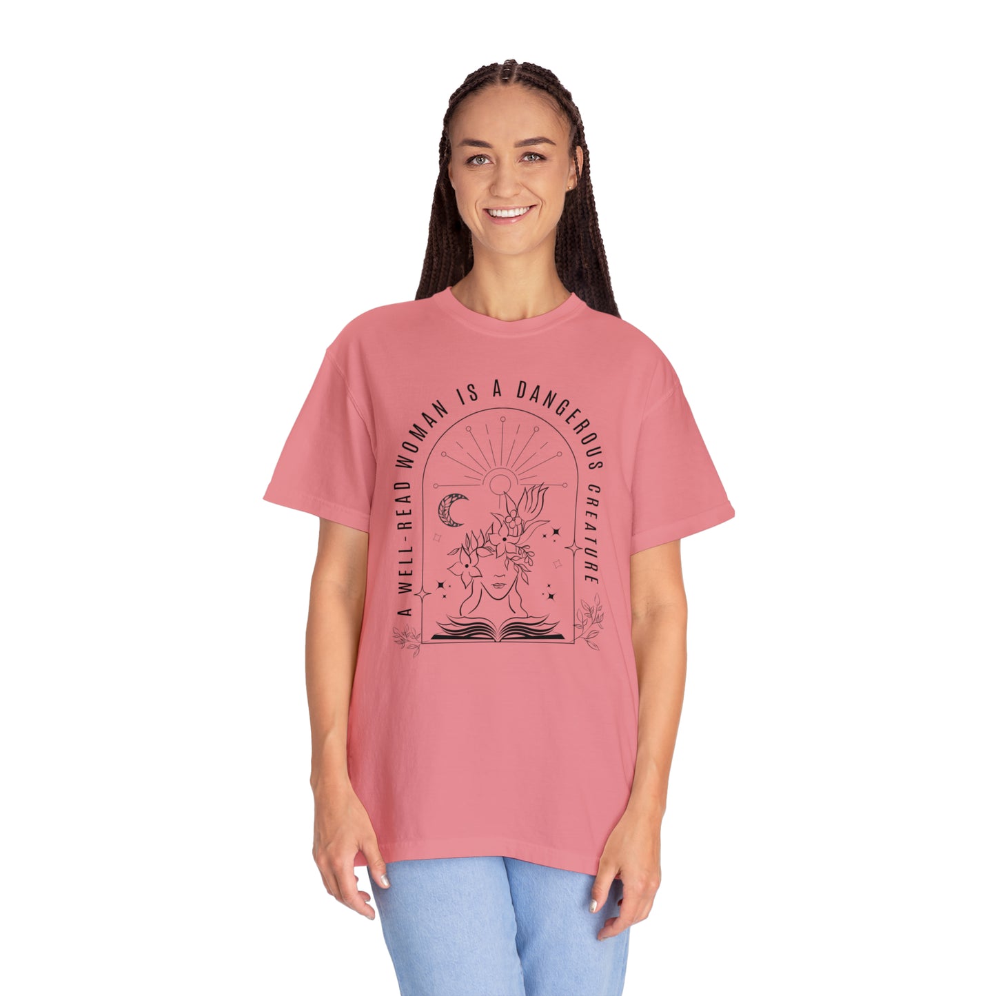 A Well-Read Woman is a Dangerous Creature Comfort Colors Garment-Dyed T-shirt