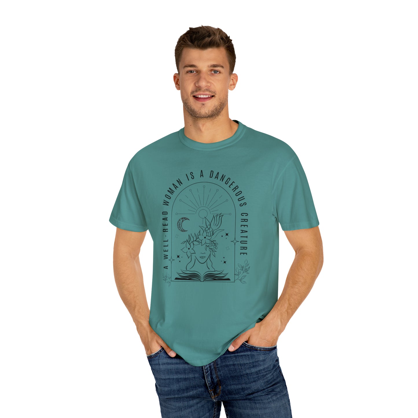 A Well-Read Woman is a Dangerous Creature Comfort Colors Garment-Dyed T-shirt