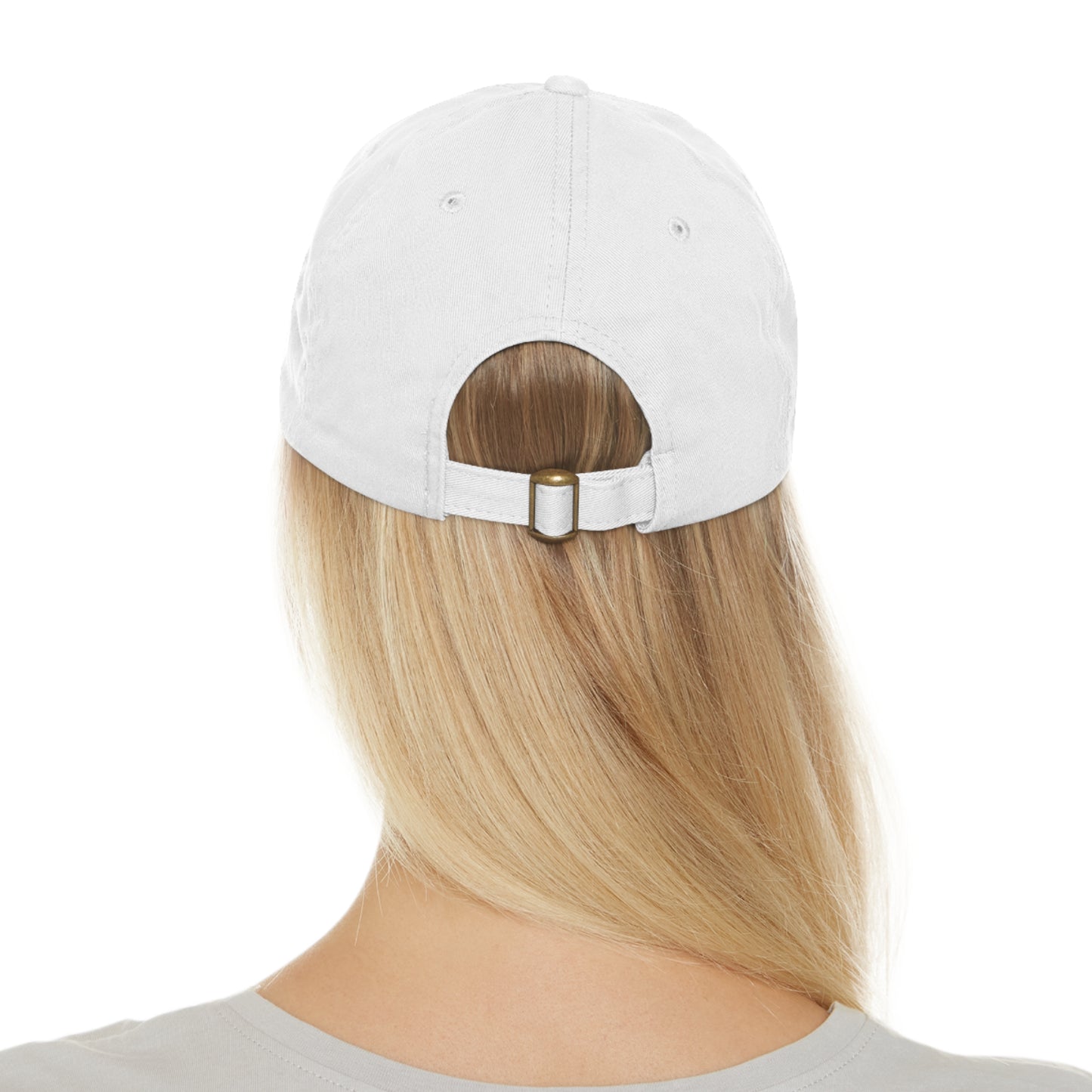 Gatherwood Adventures Dad Hat with Leather Patch (Round)