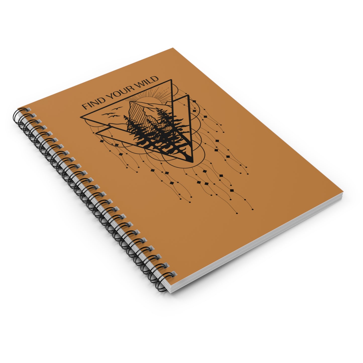 Find Your Wild Spiral Notebook - Ruled Line