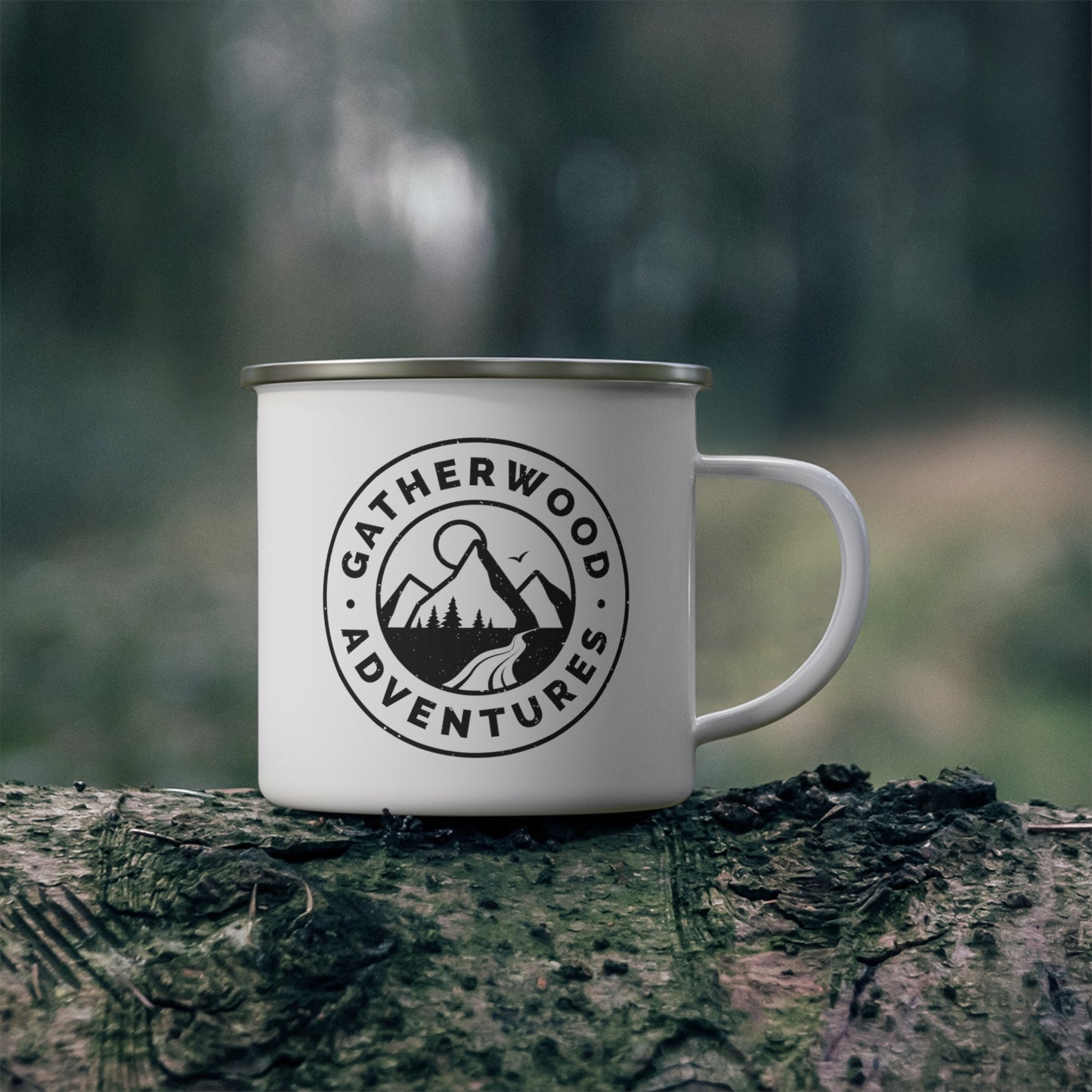 Gatherwood Adventures Enamel Camping Mug