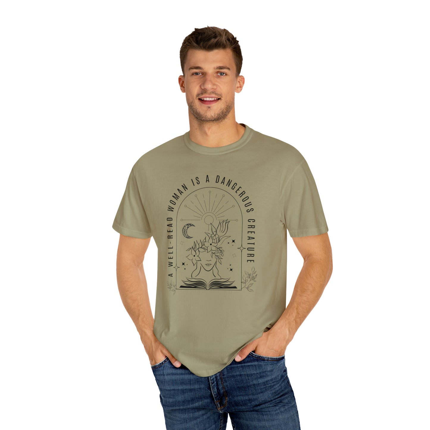 A Well-Read Woman is a Dangerous Creature Comfort Colors Garment-Dyed T-shirt