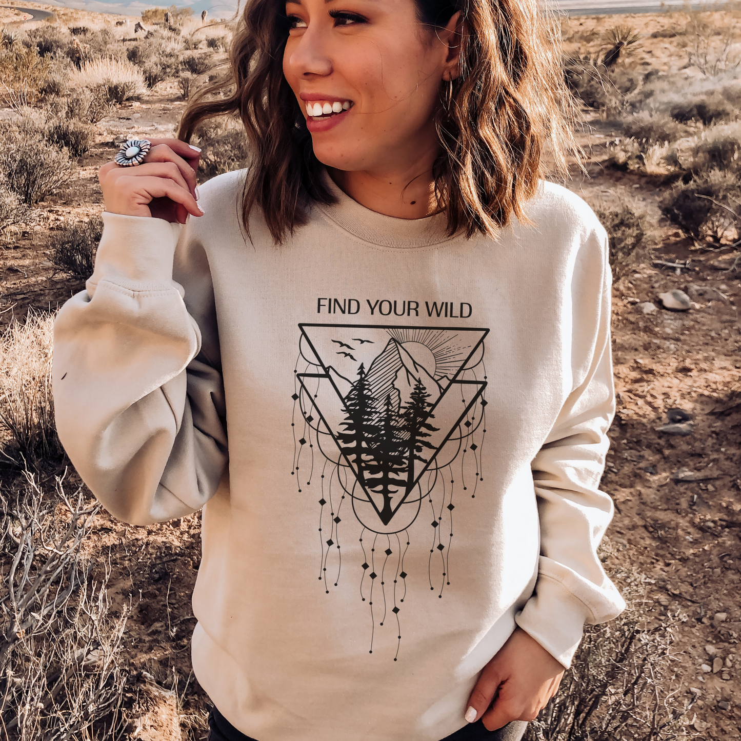 Find Your Wild Crewneck Sweatshirt