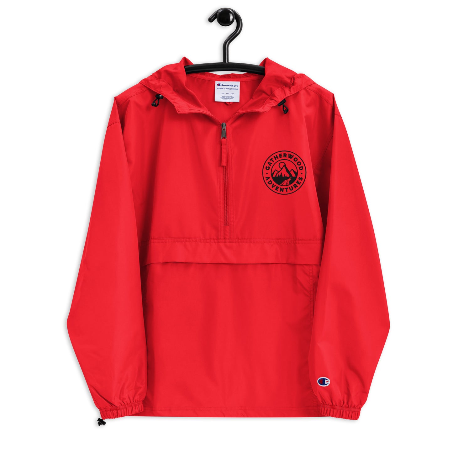 Gatherwood Adventures Embroidered Champion Packable Jacket